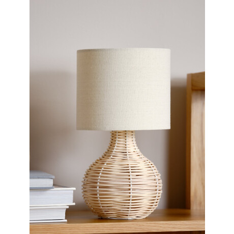 Lampara Mesa Helmer Ø17Xa32Cm Natural