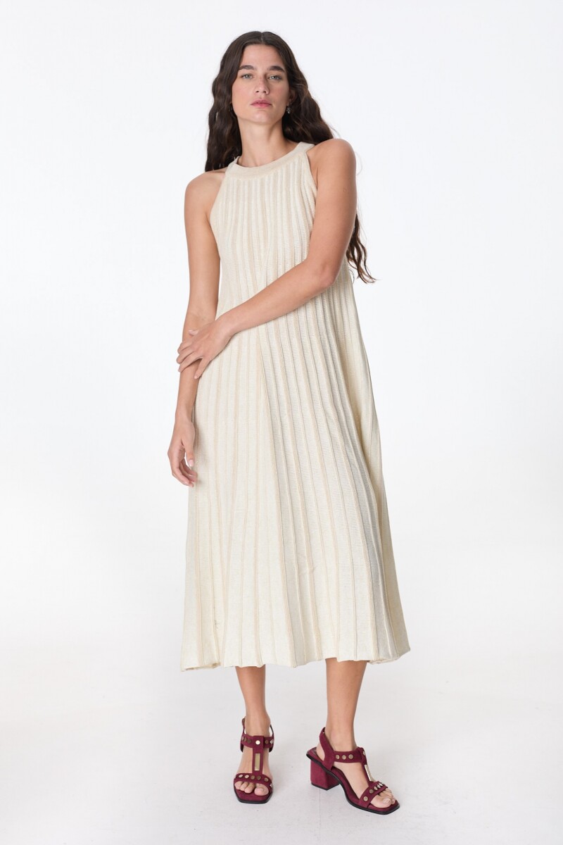 Vestido Ecos - Crudo 