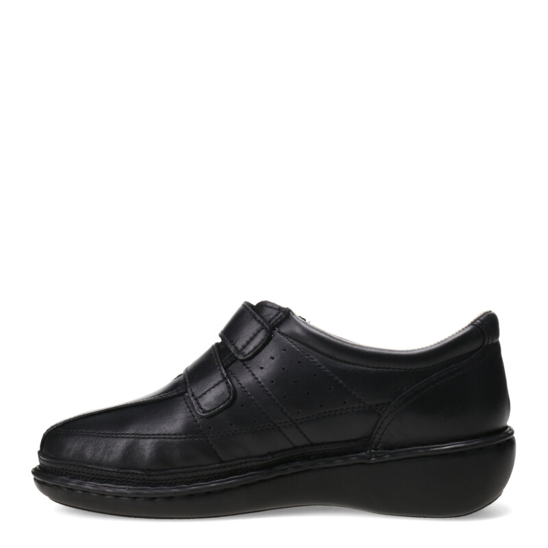 Zapatos de Mujer Lombardino casual Diabetic Negro