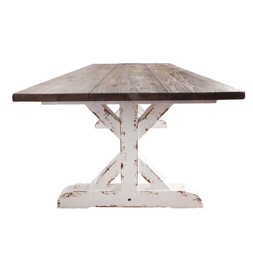 MESA DE COMEDOR PINO BLANCO EM02