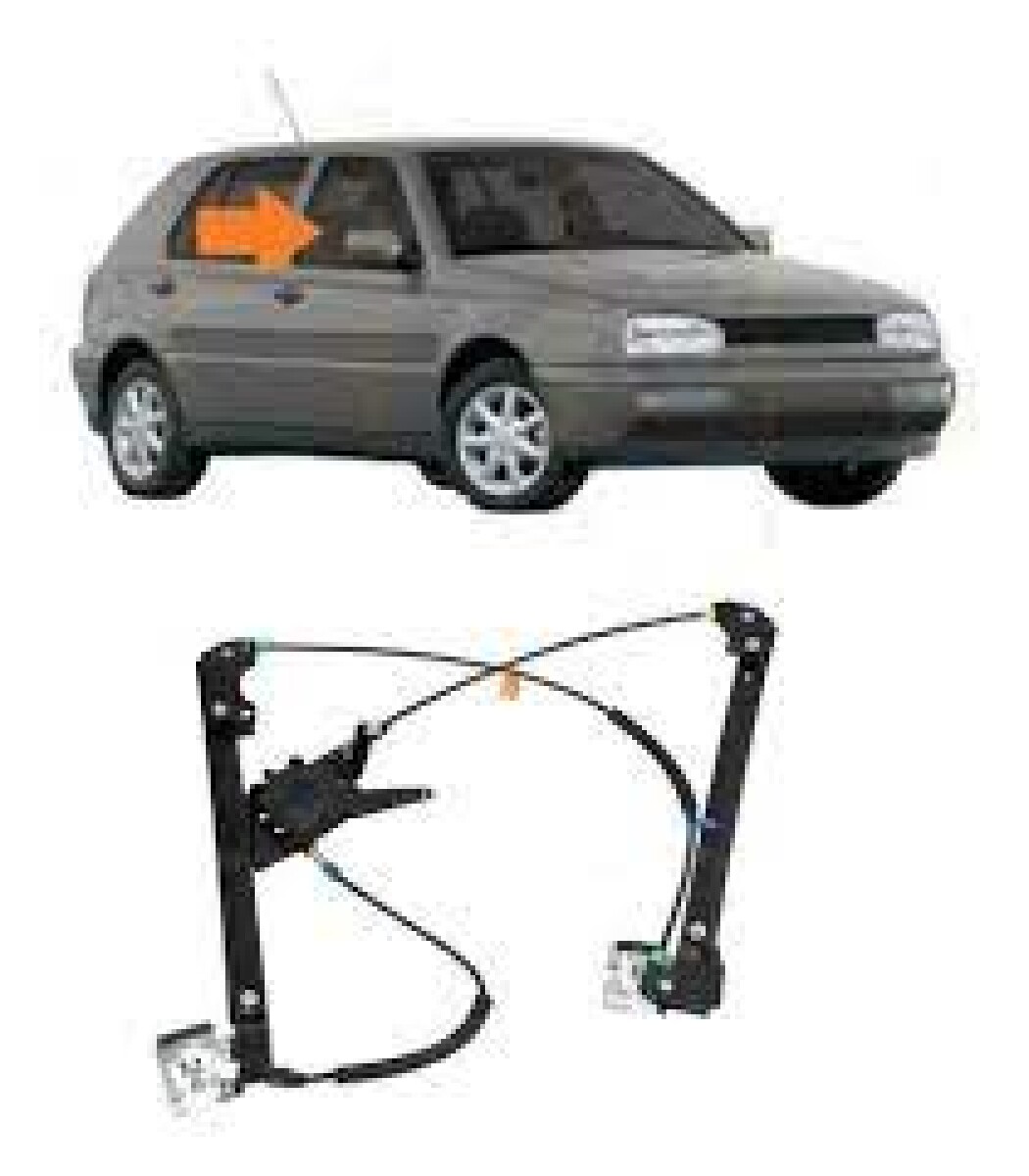 MAQUINA LEVANTA CRISTAL DELANTERA DERECHA GOLF 3 MANUAL 