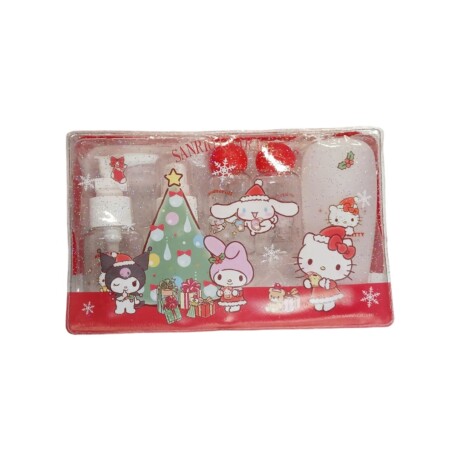 Frascos de viaje navideño Sanrio rosa