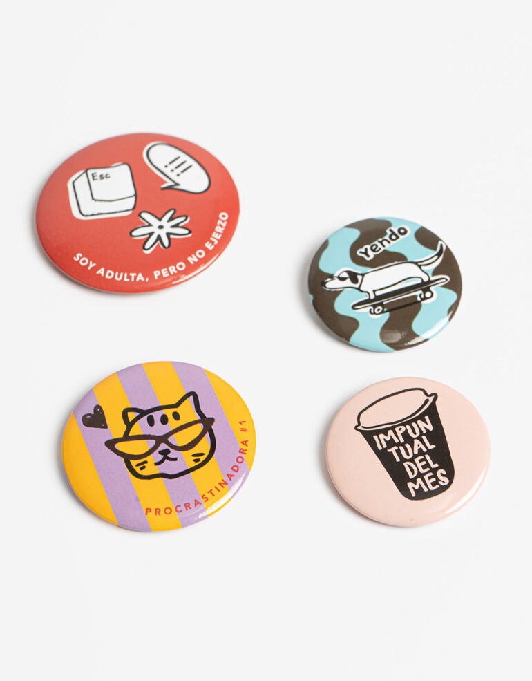 Rega Varios Set De Pines - Combinacion Multicolor