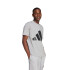 Remera de Hombre Adidas Essentials Logo Gris - Negro