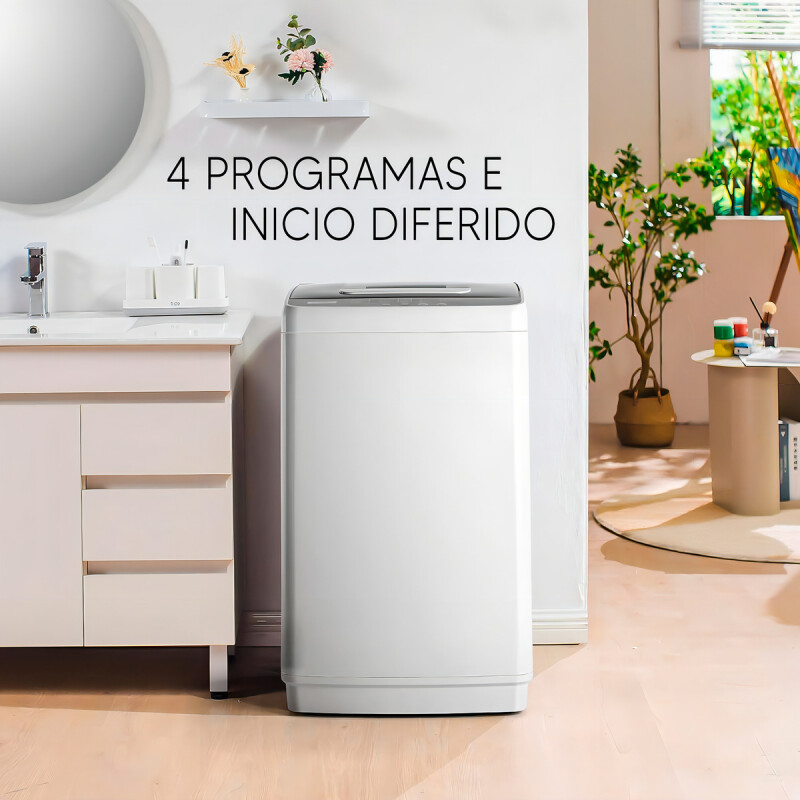 Lavarropas Enxuta 5kg Carga Superior Bomba Incluída En Color Blanco Lavarropas Enxuta 5kg Carga Superior Bomba Incluída En Color Blanco