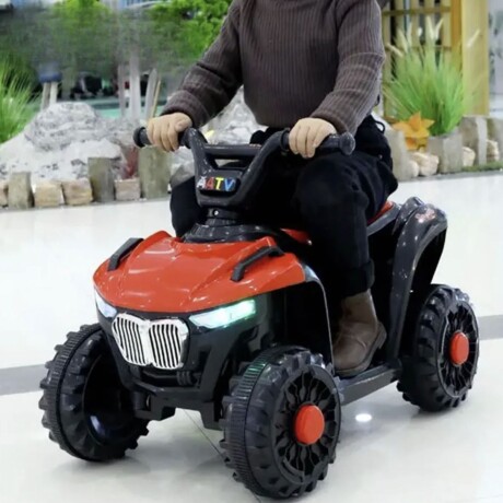 Cuatriciclo a Batería Lumax con Música y luces Rojo