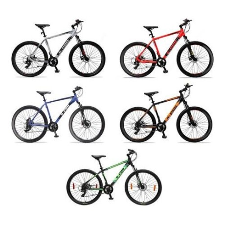 Bicicleta montaña S-PRO VX rodado 27.5 shimano 21 cambios y frenos de disco Negro