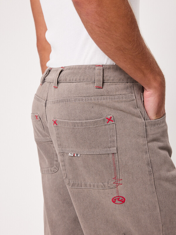 BERMUDA JEAN BENJA RUSTY Gris Claro