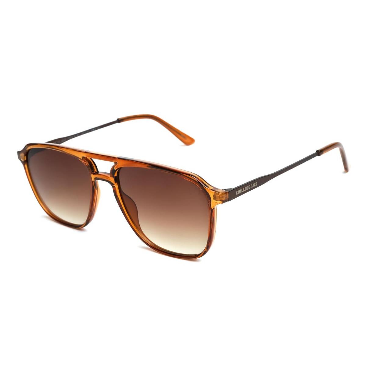 Lentes de Sol Chilli Beans Cuadradas - Marrón 