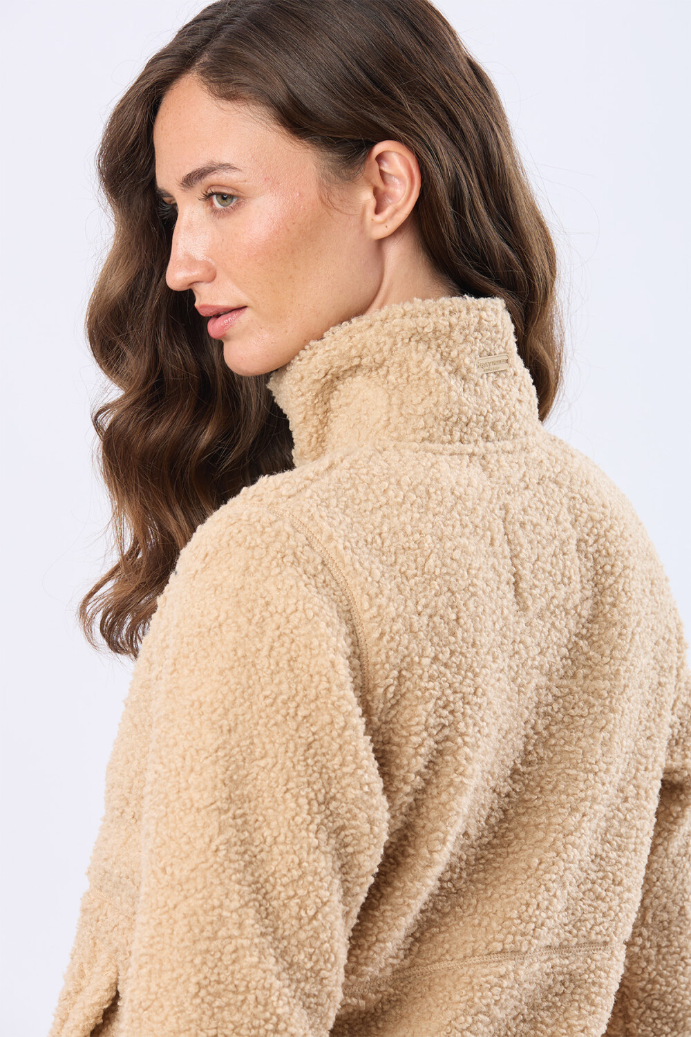 CAMPERA DE CORDERITO Beige