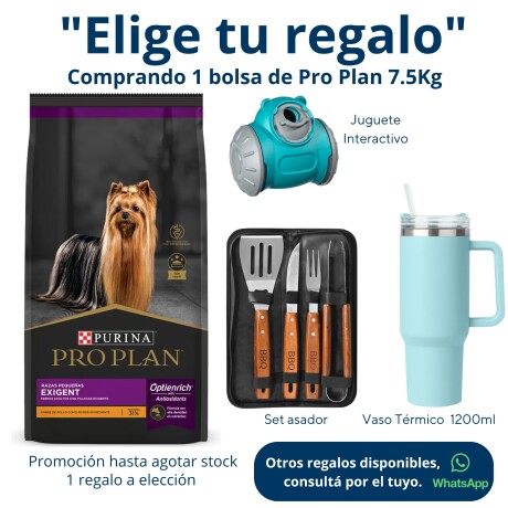 PRO PLAN EXIGENTE PERRO PEQUEÑO 7.5KG Pro Plan Exigente Perro Pequeño 7.5kg