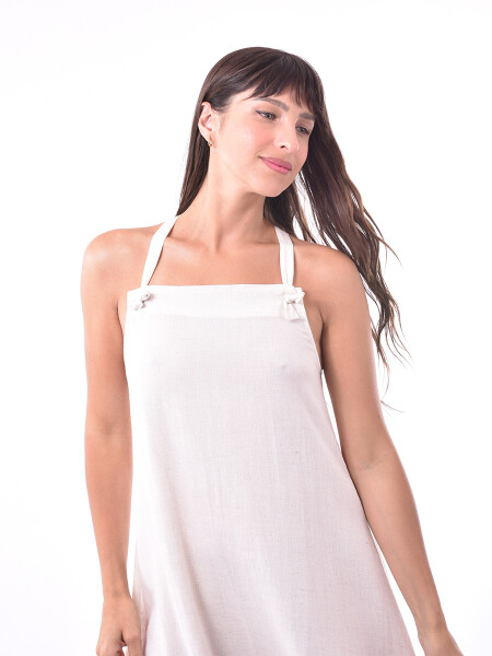 VESTIDO DINA CRUDO