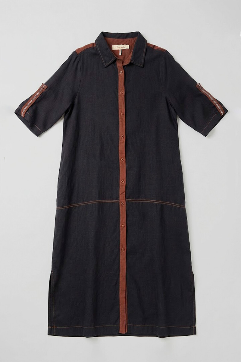 VESTIDO CHEMISE NEGRO