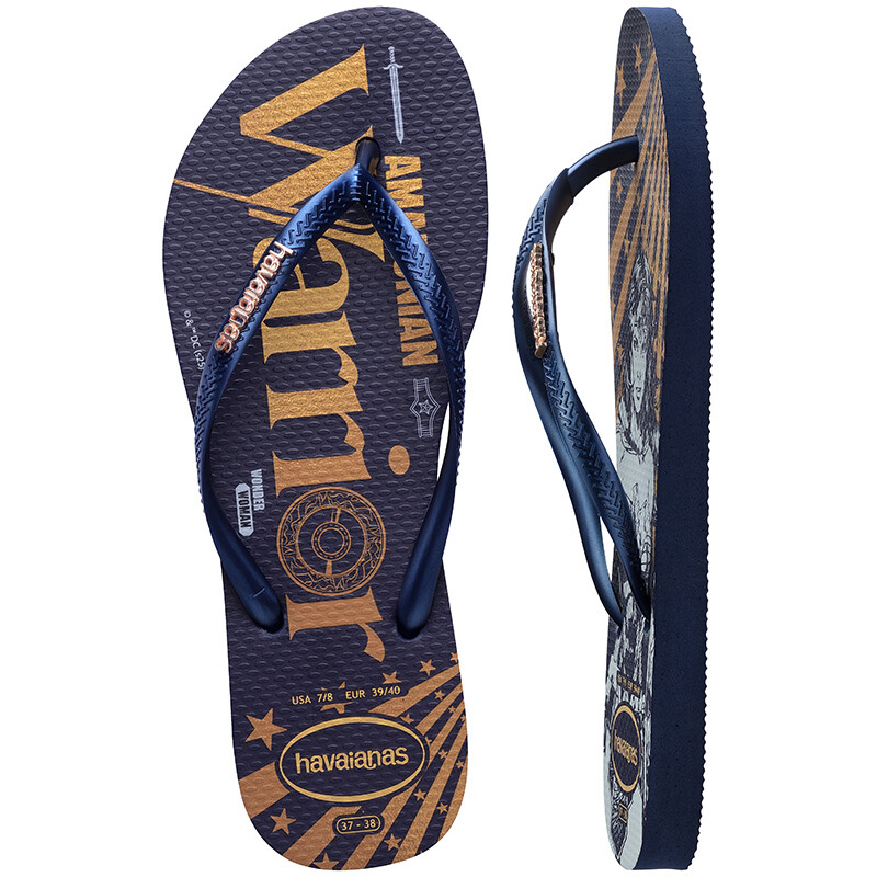 Ojotas Havaianas Warner Classics Slim Azul