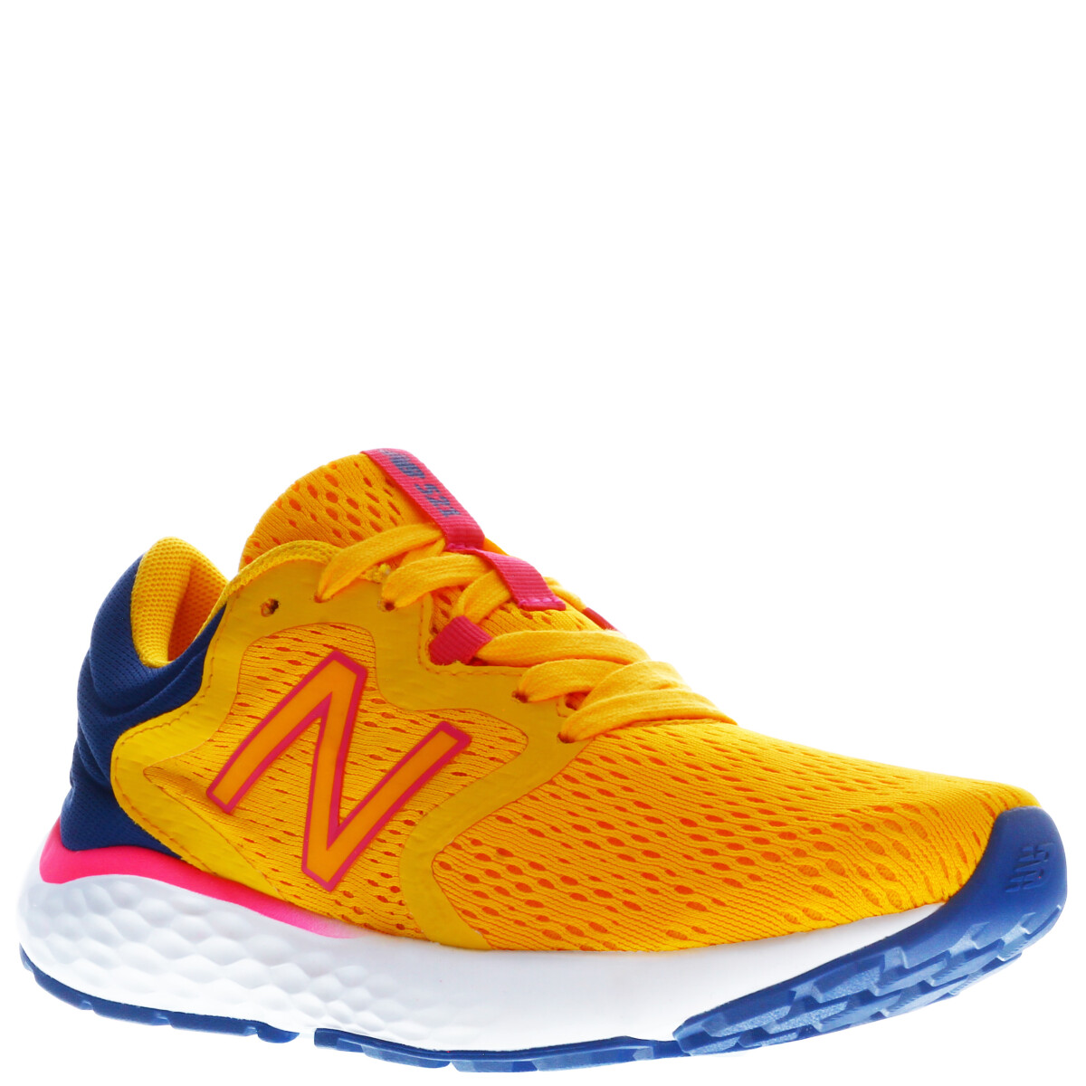 Championes de Mujer New Balance Running Wns - Amarillo Ambar - Azul Marino - Rosa 