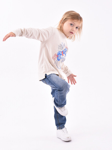 REMERA RAFAEL BEIGE