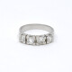 Anillo Antiguo Medio Sin Fin En Oro Blanco 18 K Y Brillantes Anillo Antiguo Medio Sin Fin En Oro Blanco 18 K Y Brillantes