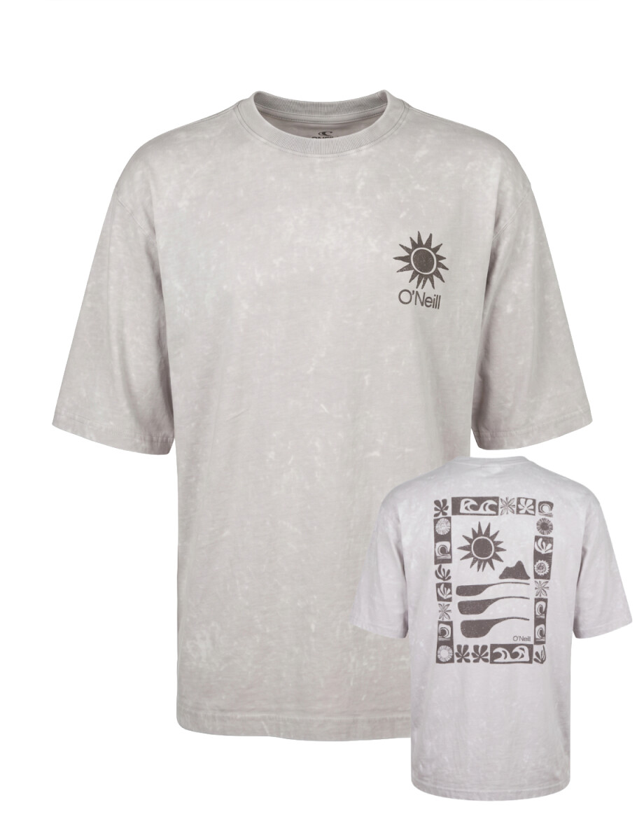 Remera O'Neill Oversized Solstice - Gris 