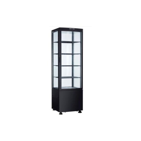 EXPOSITOR 4 CARAS DE VIDRIO 235 LITROS CL-238 MARCA KUMA Expositor 4 Caras De Vidrio 235 Litros Cl-238 Marca Kuma