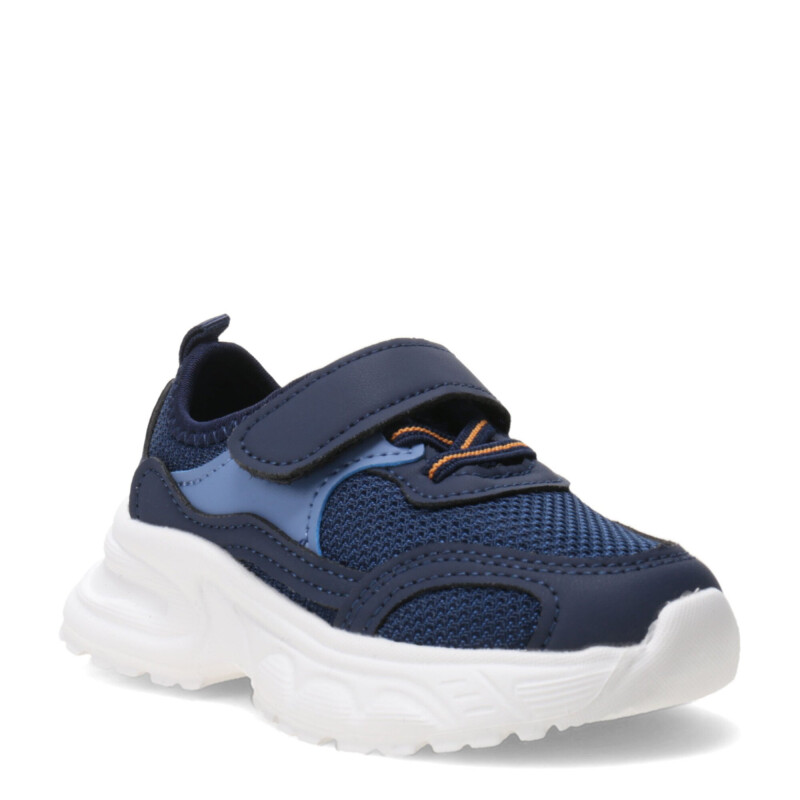 Championes de Niña Croco Kids BEZA con elastico y velcro Azul Marino