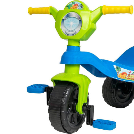 Triciclo Infantil Interactivo Con Pedales Brasil Azul