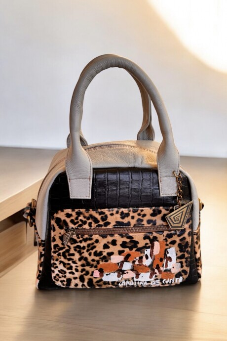 Cartera ISA Nergro Con Print Y Arte