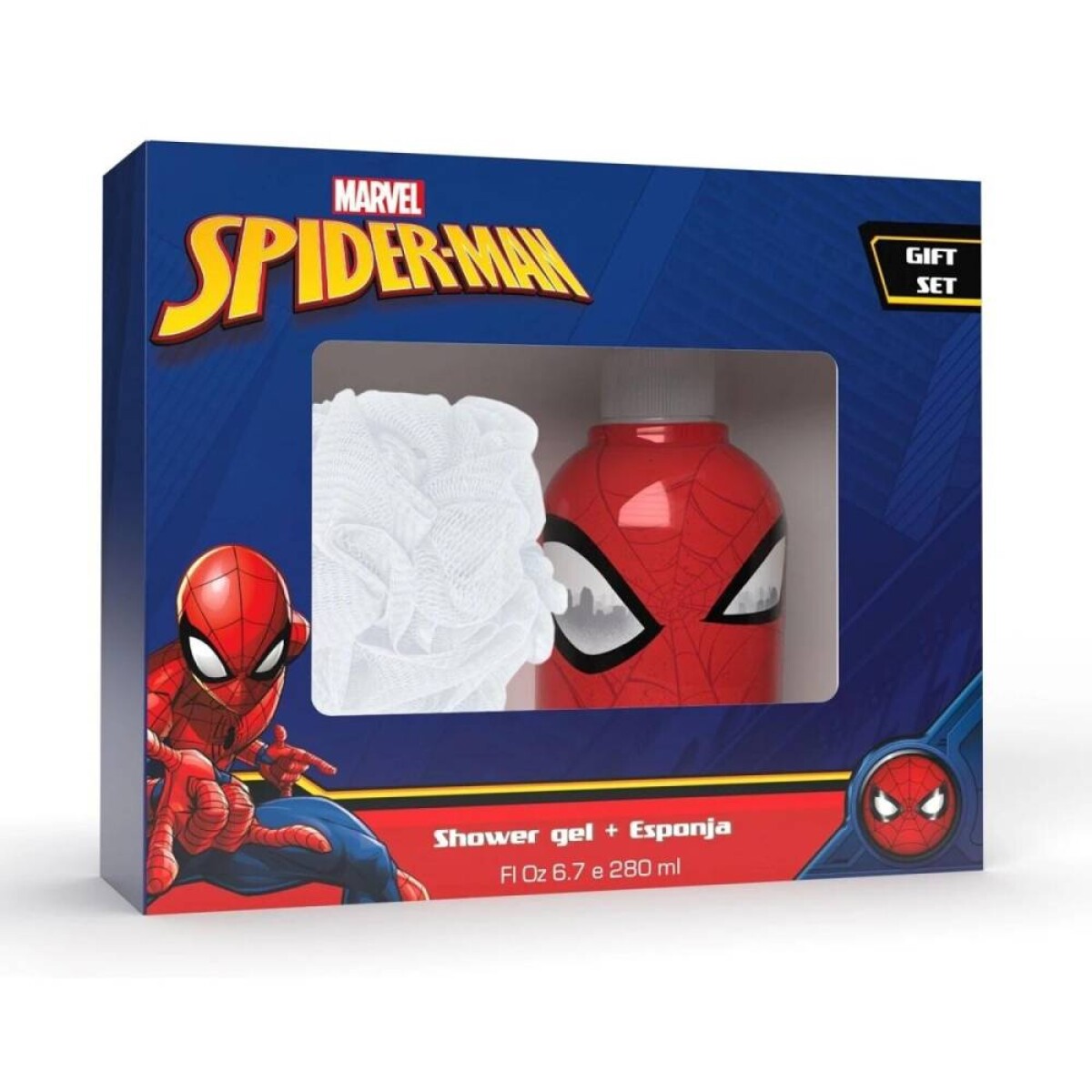 Disney Set Spiderman Gel 280ml + Espon 