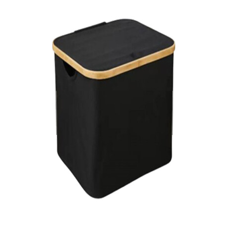 CANASTO TELA PLEGABLE MARCO MADERA CUADRADO 3COL 33X33X16CM CANASTO TELA PLEGABLE MARCO MADERA CUADRADO 3COL 33X33X16CM