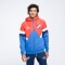 Campera retro Nacional Hombre Azul Royal, Rojo, Blanco