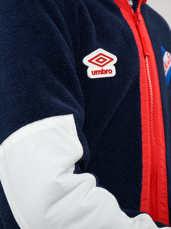 Campera De Polar Explor Nacional Junior Azul Marino, Rojo, Blanco