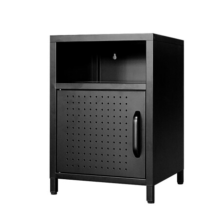 MESA DE LUZ METAL NEGRO MARYLAND