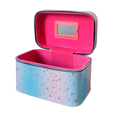 Necessaire Arcoíris Chico Celeste