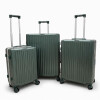 Set de Valijas Rígidas x3 con Ruedas 360° – Equipaje de Viaje Verde