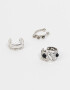 Bijou Cuff Set Set De Cuffs De Metal - Plateado Antique Silver