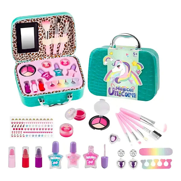 Valija de maquillajes con espejo y accesorios Valija de maquillajes con espejo y accesorios