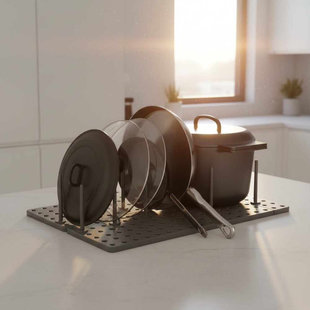 ESCURRIDOR PLASTICO GRIS PEGGY