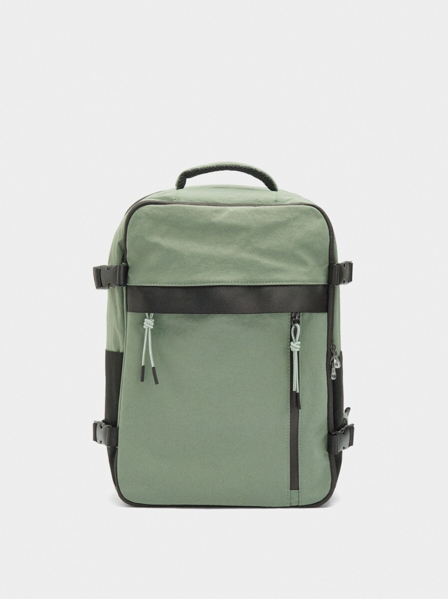 Mochila De Cabina De Nylon - verde 