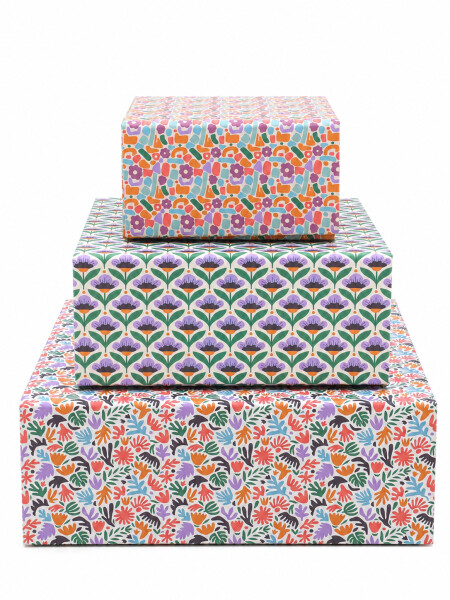 CAJA DECORATIVA ROSADO