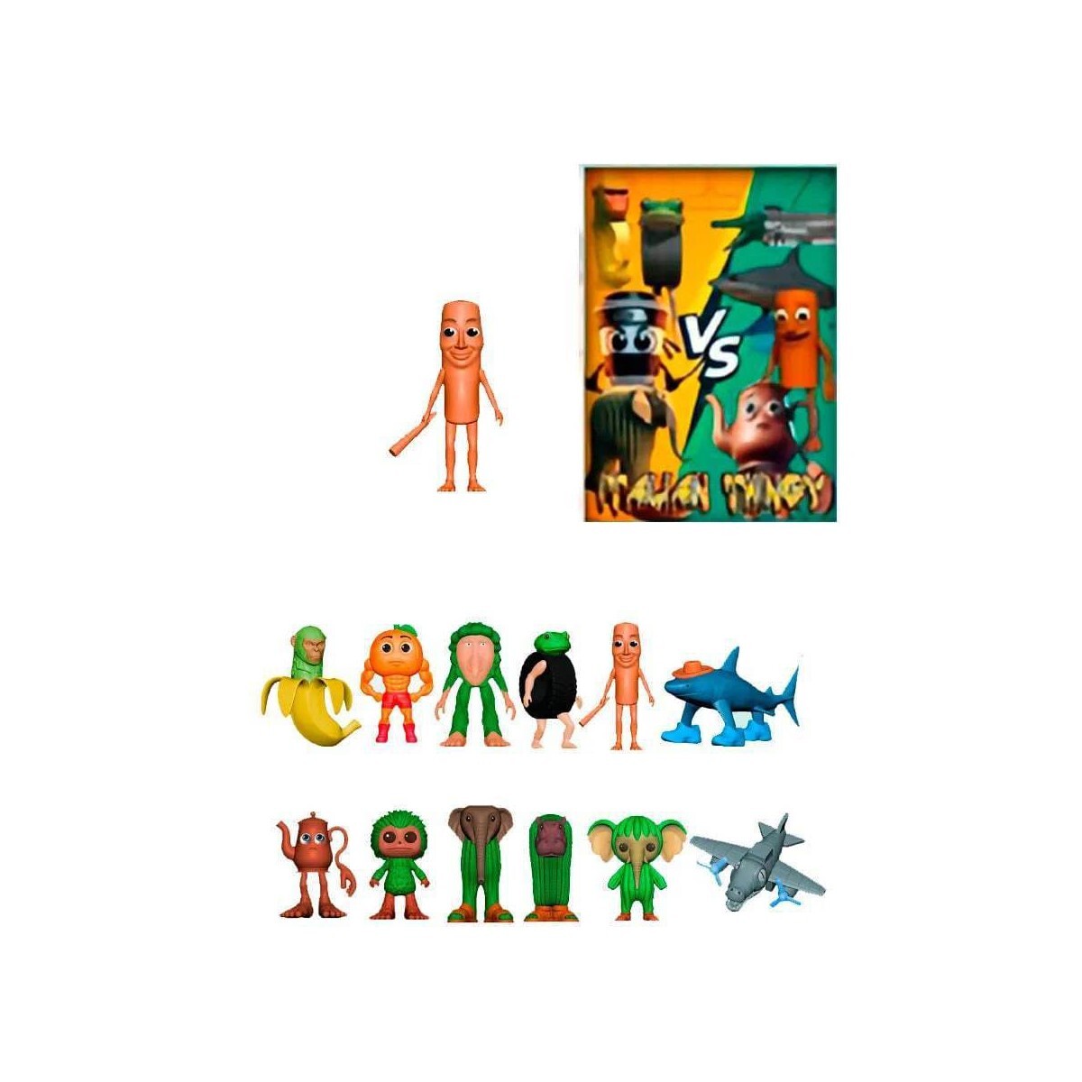 Figura Sorpresa Italian Thingy 2211 en Caja con 3 Cartas 