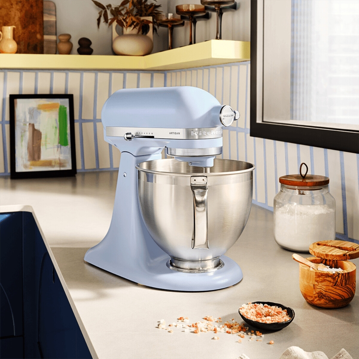 Batidora Planetaria Artisan 4,8 Litros Blue Salt KitchenAid 