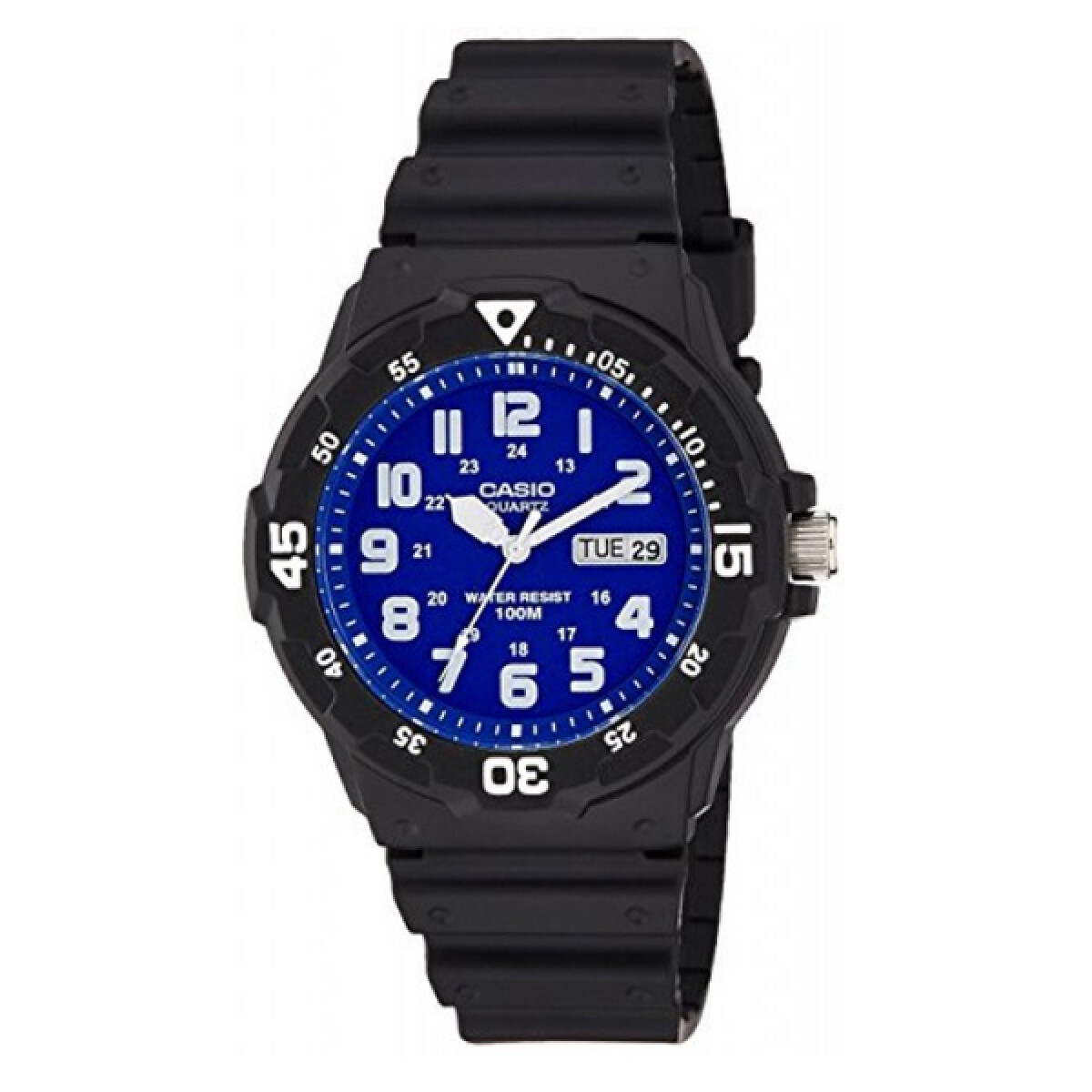 Reloj CASIO MRW200H-2B2VDF Resina Negro Esfera 44mm 