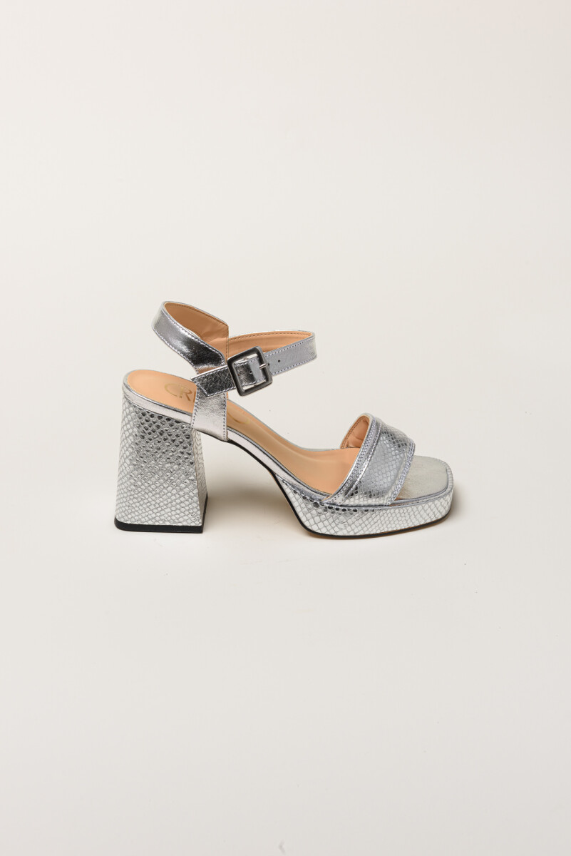 Sandalia Lunai - PLATA 