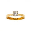 Anillo Solitario-Oro bajo-Piedra zirconia-AN8059 conpiedra