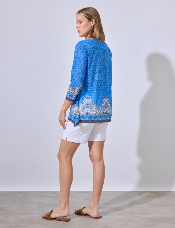 Blusa Brillo AZUL/MULTI