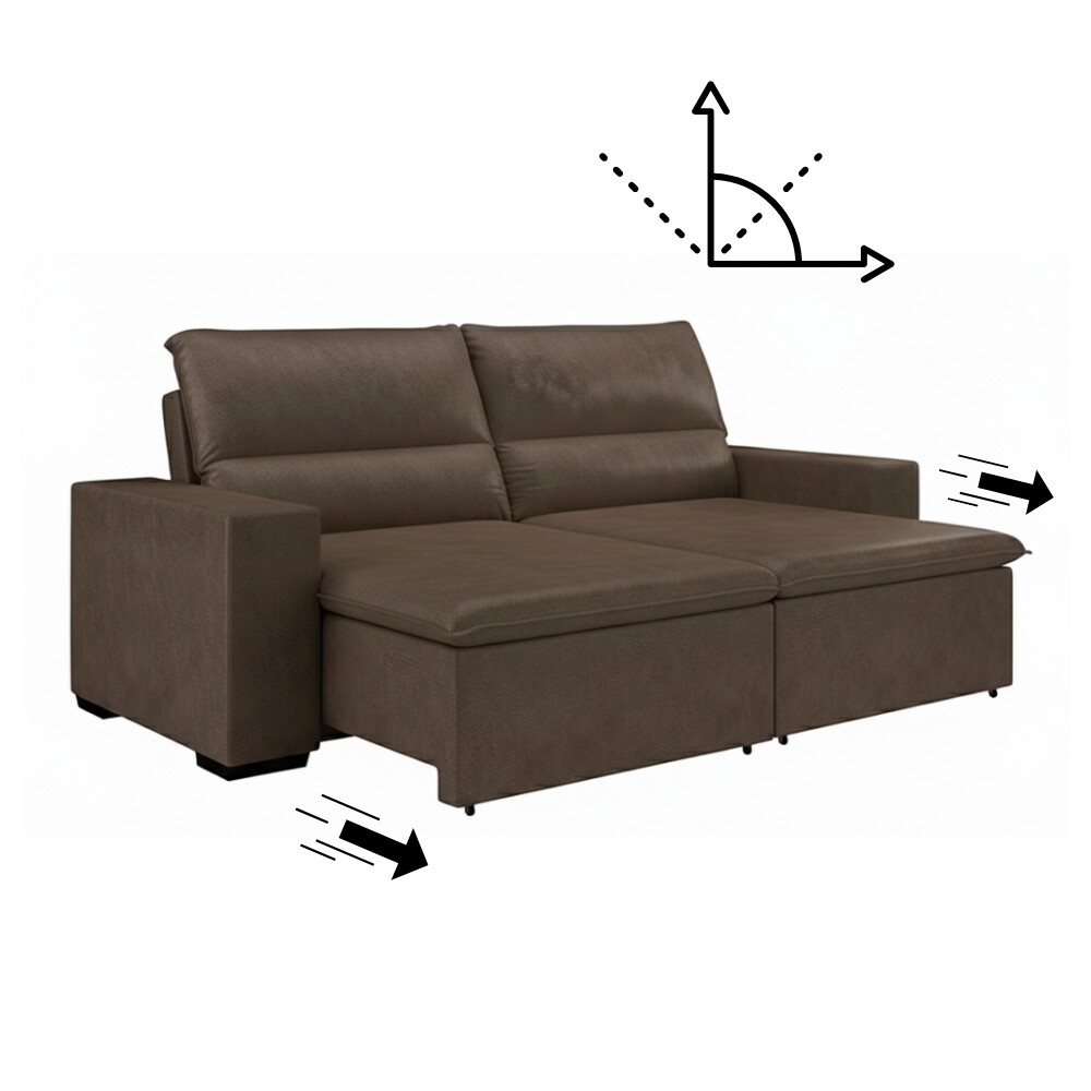 SOFÁ SILLÓN RECLINABLE RETRÁCTIL EXTENSIBLE - CON CHAISE SOFÁ SILLÓN RECLINABLE RETRÁCTIL EXTENSIBLE - CON CHAISE