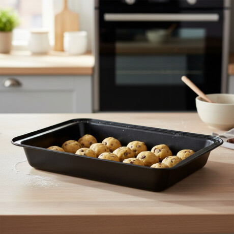 Asadera rectangular 37,5x25,5x5 GRIS