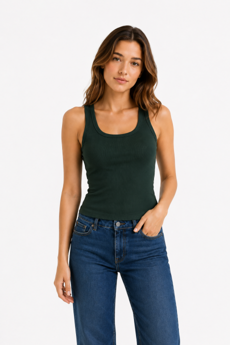 Musculosa Malisa Petroleo Oscuro
