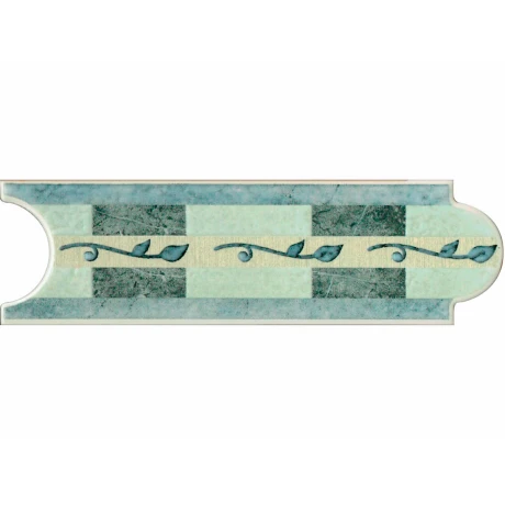 Guarda Con Ramas Azul Y Verde (Sin Fin) De 8X25 Azulmat 000