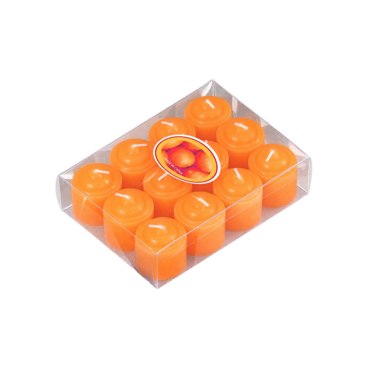 Velas Aromáticas Bloom X12 Pcs - Naranja 