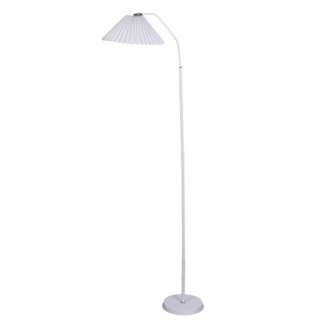 LÁMPARA DE PIE METAL-Y-TELA BLANCO XYF8072